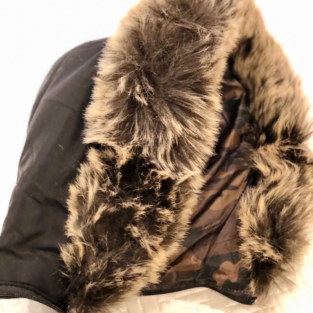 Reversible black and camo women’s jacket - Picture 6 of 7